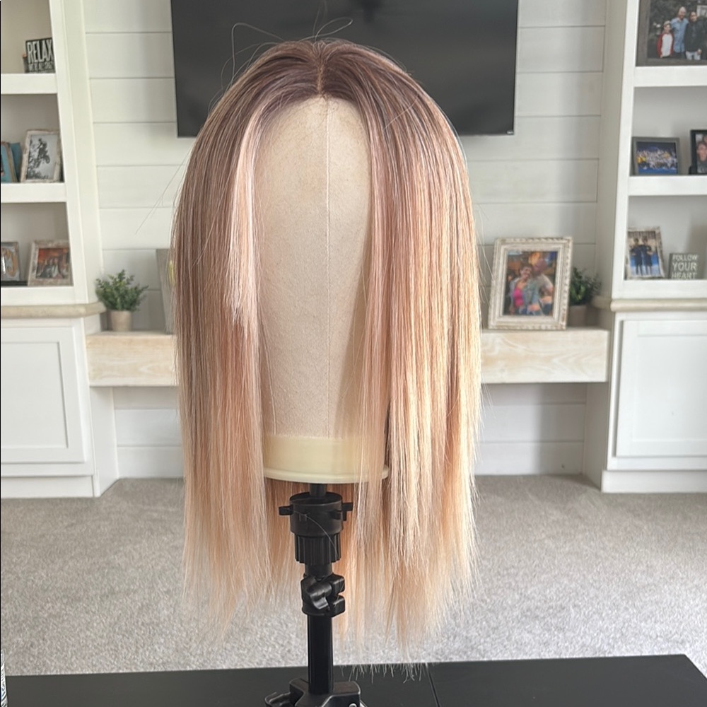 Chelsey smith crowns apricot free part side part wig